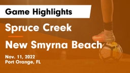 Spruce Creek  vs New Smyrna Beach  Game Highlights - Nov. 11, 2022