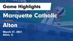 Marquette Catholic  vs Alton Game Highlights - March 27, 2021