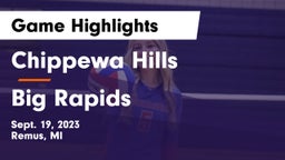 Chippewa Hills  vs Big Rapids  Game Highlights - Sept. 19, 2023