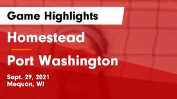 Homestead  vs Port Washington  Game Highlights - Sept. 29, 2021