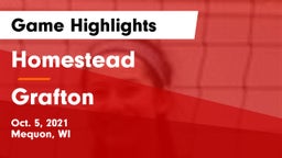 Homestead  vs Grafton  Game Highlights - Oct. 5, 2021