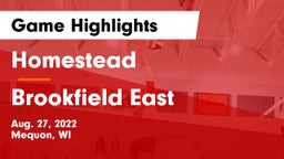 Homestead  vs Brookfield East  Game Highlights - Aug. 27, 2022