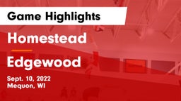 Homestead  vs Edgewood  Game Highlights - Sept. 10, 2022