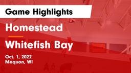 Homestead  vs Whitefish Bay  Game Highlights - Oct. 1, 2022