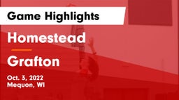 Homestead  vs Grafton  Game Highlights - Oct. 3, 2022