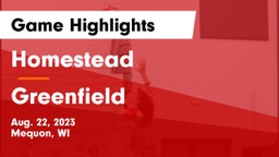 Homestead  vs Greenfield  Game Highlights - Aug. 22, 2023