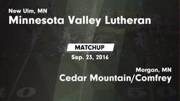 Matchup: Minnesota Valley vs. Cedar Mountain/Comfrey 2016