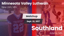 Matchup: Minnesota Valley vs. Southland  2017