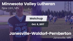Matchup: Minnesota Valley vs. Janesville-Waldorf-Pemberton  2017