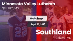 Matchup: Minnesota Valley vs. Southland  2018