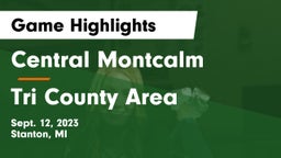 Central Montcalm  vs Tri County Area  Game Highlights - Sept. 12, 2023