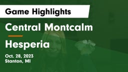 Central Montcalm  vs Hesperia  Game Highlights - Oct. 28, 2023