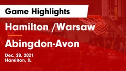 Hamilton /Warsaw  vs Abingdon-Avon  Game Highlights - Dec. 28, 2021