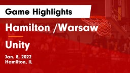 Hamilton /Warsaw  vs Unity  Game Highlights - Jan. 8, 2022