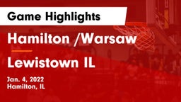 Hamilton /Warsaw  vs Lewistown IL Game Highlights - Jan. 4, 2022