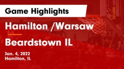 Hamilton /Warsaw  vs Beardstown IL Game Highlights - Jan. 4, 2022