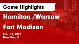 Hamilton /Warsaw  vs Fort Madison  Game Highlights - Feb. 13, 2022