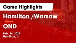 Hamilton /Warsaw  vs QND Game Highlights - Feb. 14, 2023