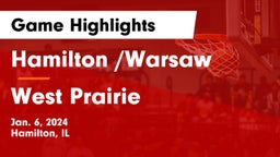 Hamilton /Warsaw  vs West Prairie  Game Highlights - Jan. 6, 2024