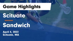 Scituate  vs Sandwich  Game Highlights - April 4, 2022
