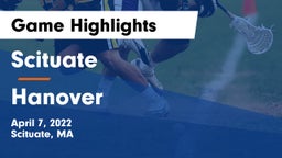 Scituate  vs Hanover  Game Highlights - April 7, 2022