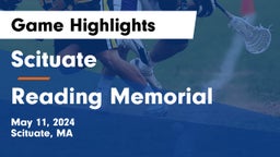 Scituate  vs Reading Memorial  Game Highlights - May 11, 2024