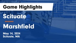 Scituate  vs Marshfield  Game Highlights - May 14, 2024