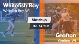 Matchup: Whitefish Bay High vs. Grafton  2016