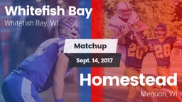 Matchup: Whitefish Bay High vs. Homestead  2017