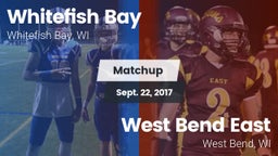 Matchup: Whitefish Bay High vs. West Bend East  2017