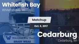 Matchup: Whitefish Bay High vs. Cedarburg  2017