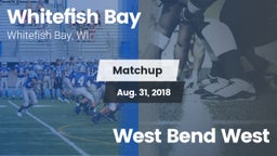 Matchup: Whitefish Bay High vs. West Bend West 2018