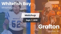 Matchup: Whitefish Bay High vs. Grafton  2018
