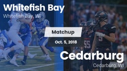 Matchup: Whitefish Bay High vs. Cedarburg  2018