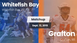 Matchup: Whitefish Bay High vs. Grafton  2019
