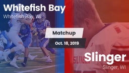 Matchup: Whitefish Bay High vs. Slinger  2019