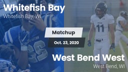 Matchup: Whitefish Bay High vs. West Bend West  2020