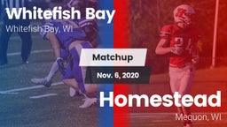 Matchup: Whitefish Bay High vs. Homestead  2020