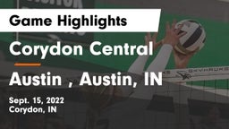 Corydon Central  vs Austin , Austin, IN Game Highlights - Sept. 15, 2022