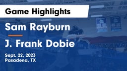 Sam Rayburn  vs J. Frank Dobie  Game Highlights - Sept. 22, 2023