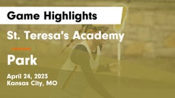 St. Teresa's Academy  vs Park Game Highlights - April 24, 2023