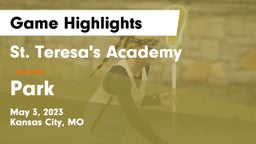 St. Teresa's Academy  vs Park Game Highlights - May 3, 2023