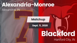 Matchup: Alexandria-Monroe vs. Blackford  2020