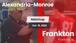 Matchup: Alexandria-Monroe vs. Frankton  2020