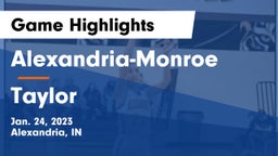 Alexandria-Monroe  vs Taylor  Game Highlights - Jan. 24, 2023