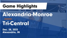Alexandria-Monroe  vs Tri-Central  Game Highlights - Dec. 28, 2023