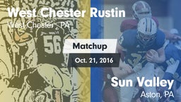 Matchup: West Chester Rustin  vs. Sun Valley  2016