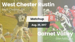 Matchup: West Chester Rustin  vs. Garnet Valley  2017