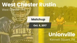 Matchup: West Chester Rustin  vs. Unionville  2017