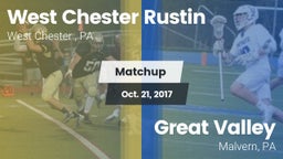 Matchup: West Chester Rustin  vs. Great Valley  2017